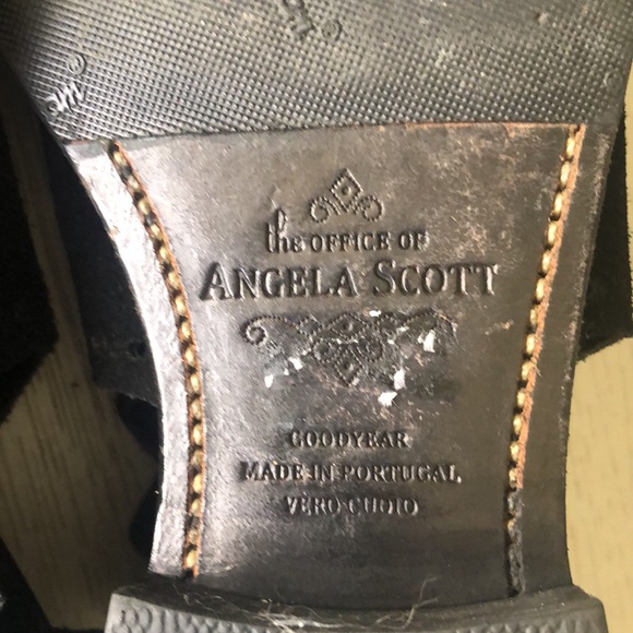 The Office of Angela Scott black suede size 9 - Picture 10 of 16